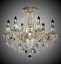 American Brass & Crystal FM9203-A-01G - Six Light Flush Mount